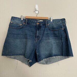 Madewell Relaxed Denim Shorts Women's Size 20W